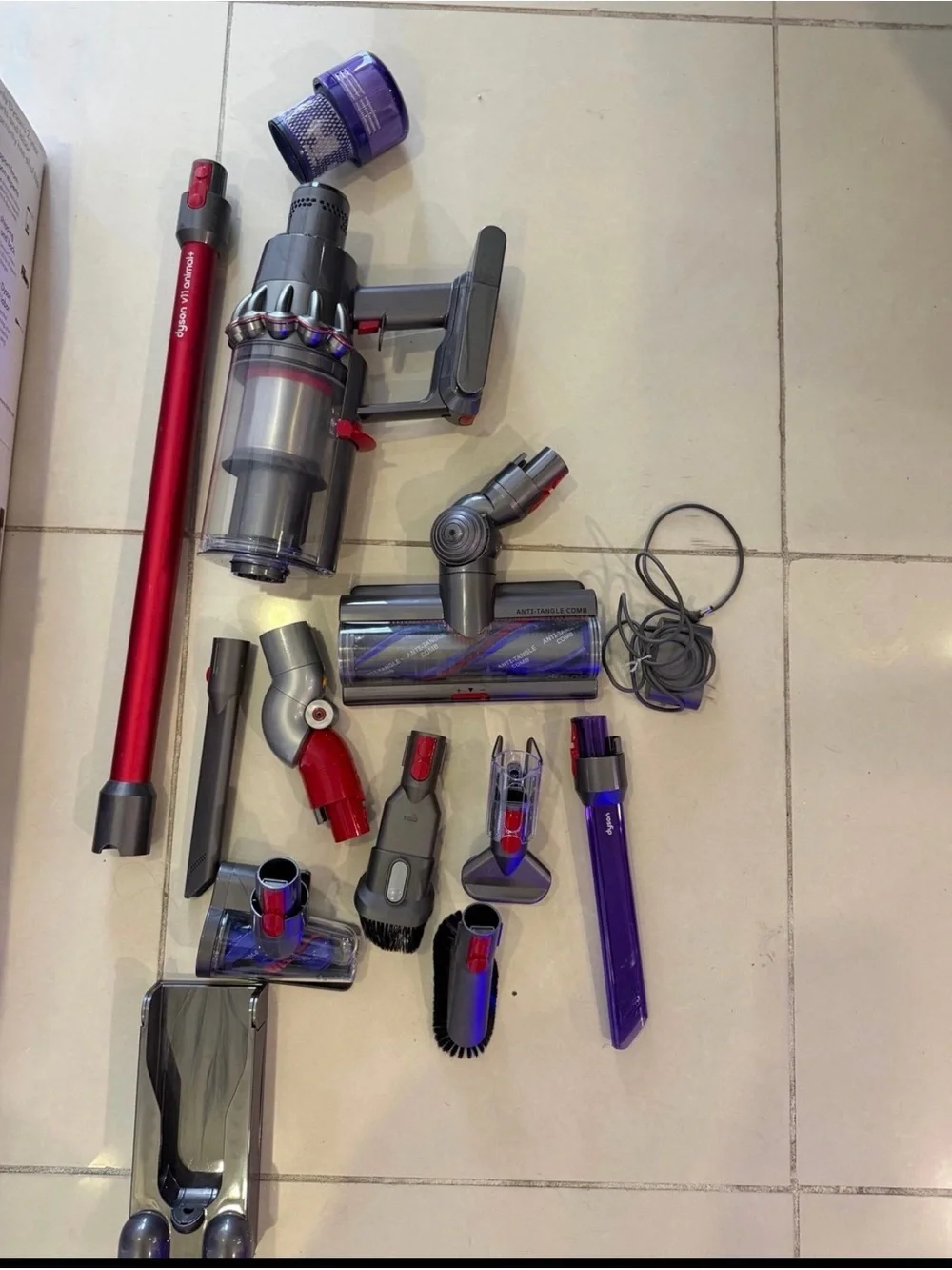 Dyson V11 Torque Drive+ Cordless Vacuum Cleaner - Blue and Purple Accents
